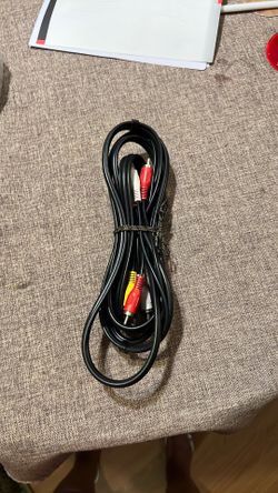 RCA composite audio/video cable
