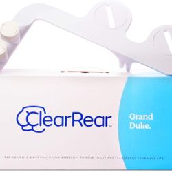 CLEAR REAR Hot & Cold Bidet Toilet Attachment with Dual Nozzle Fresh Water Non-Electric Mechanical Bidet Sprayer w/Self Cleaning Nozzle & Adjustable