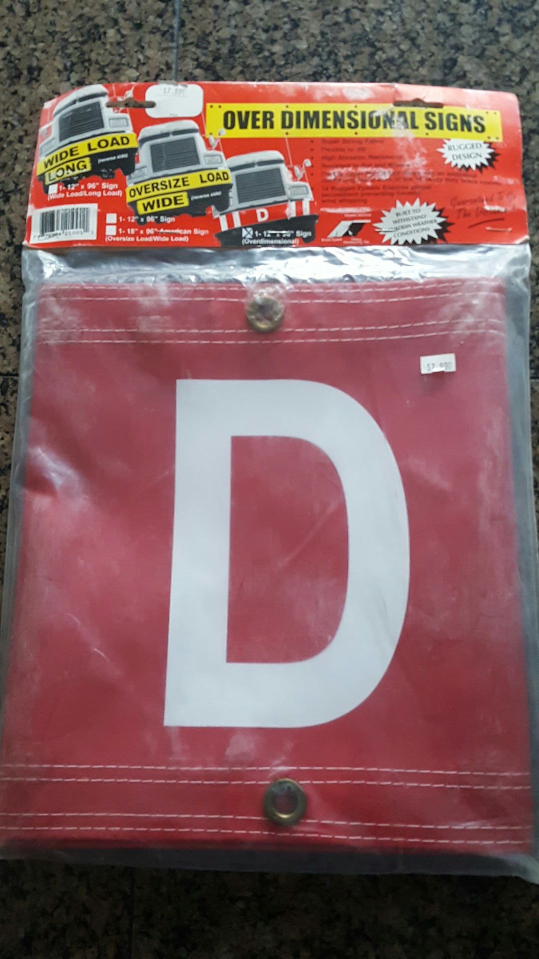 Oversize Canadian sign