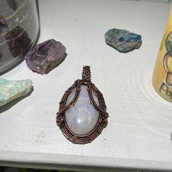 Moonstone Crystal Pendant