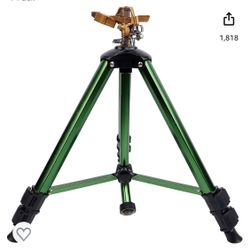 Twinkle Star Impact Sprinkler on Tripod Base, Quick Connector and Product Adapter Set, 360 Degree Coverage, 1 Pack
