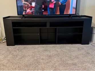Multi shelf tv stand w/lights