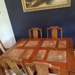 Table and chairs