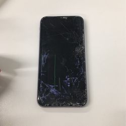 Wrecked Purple iPhone 11