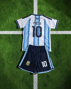 Argentina # 10 Messi Soccer Kid's Set.