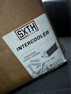 Sxth Element Front Mount Intercooler - 2024+ Toyota Tacoma, 4Runner, & Land Cruiser