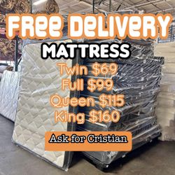 New Mattresses  Twin mattress Full mattress Queen mattress  King mattress  Colchones nuevos  Beds 