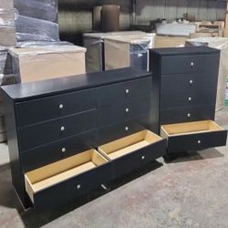 Set Five And Eight Drawers Dresser 