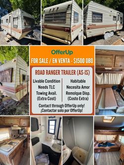 Road Ranger Camper – Habitable / Project $1,500