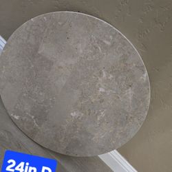 Marble Table Top 24in D