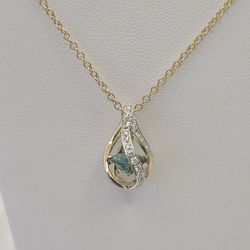 14k Gold Custom Pendant