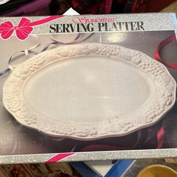 Holiday Serving Platter Stoneware