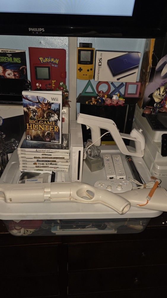 Nintendo Wii Shooters Bundle With 8 Games