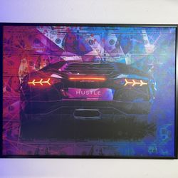 Large Framed Canvas Art (3 Different Options)