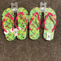 Disney Parks Flip Flops!! New with Tags!