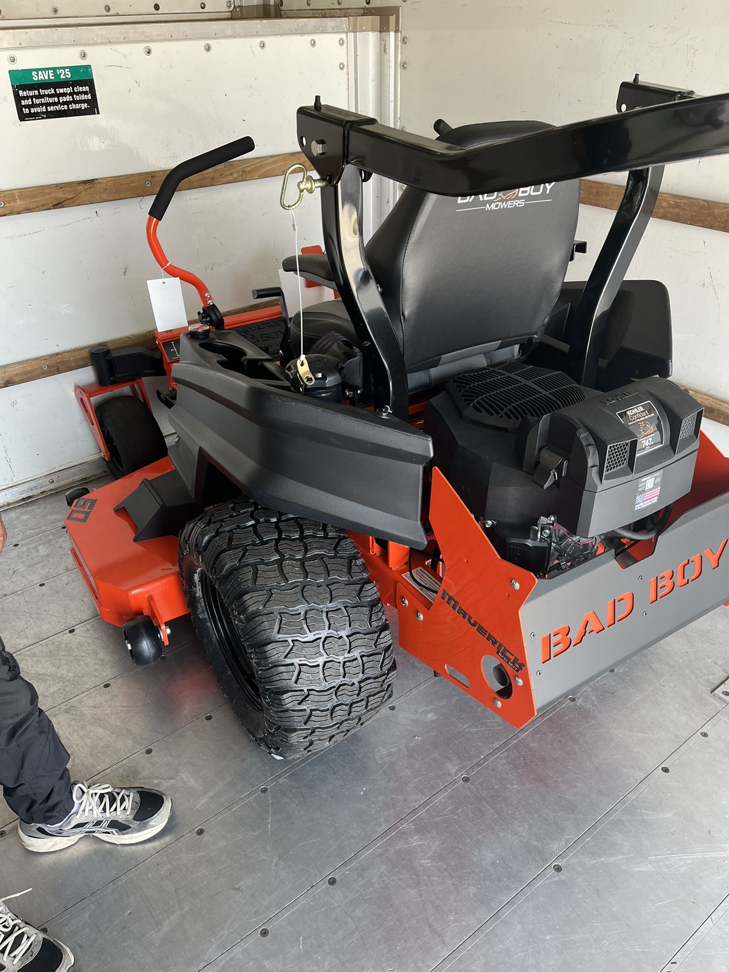 Bad Boy 60 in. 25 HP Gas-Powered Maverick Zero-Turn Mower