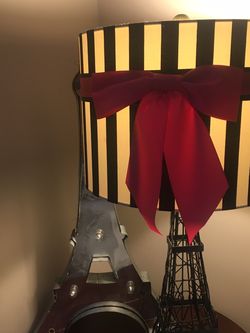 Eiffel Tower Lamp And Decoration