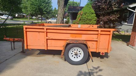 2013 Ohio Steel Orange Trailer