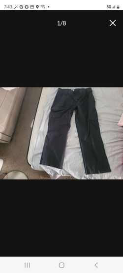 Used Excellent Condition Women's Calvin Klein Jeans Pants 100% Cotton Size 10 Black Won't Take Lower Offers
