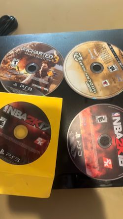 PS3 slim 160 gig w control and games