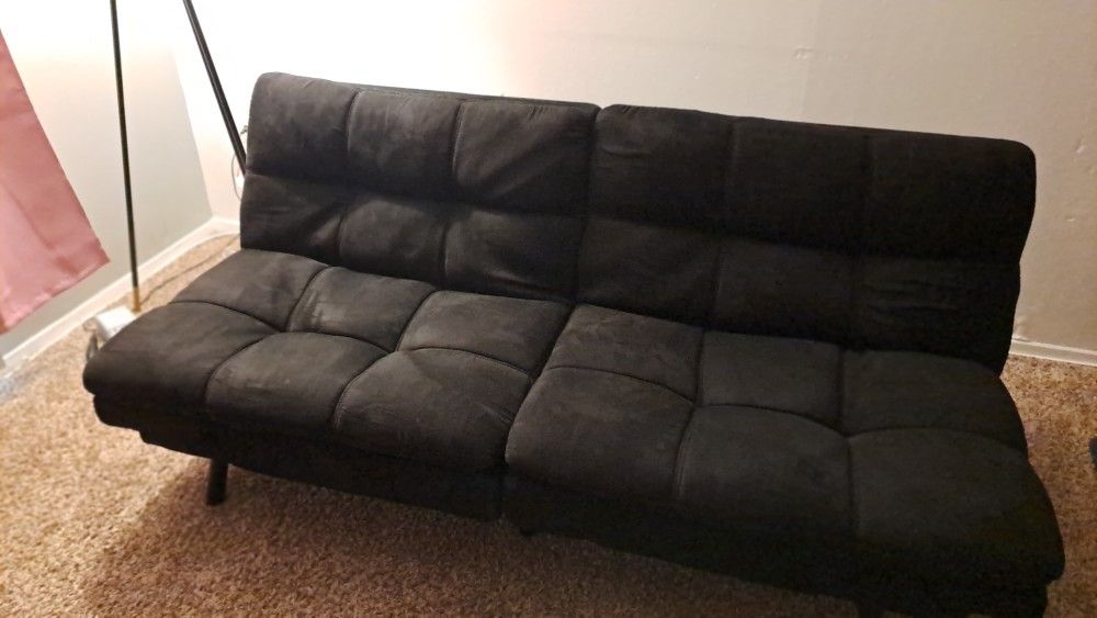 Black Suade Futon