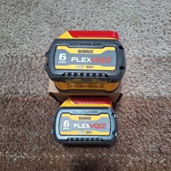 Dewalt 60v Flexvolt Batteries 6.0 Ah New