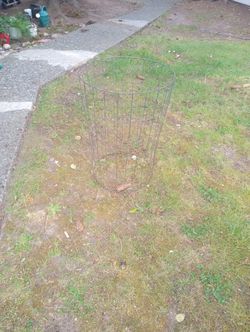 Vintage Metal Store Display Basket