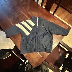 3 Stripe Adidas Windbreaker