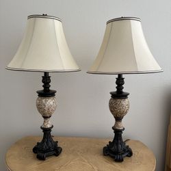 2- Table lamps