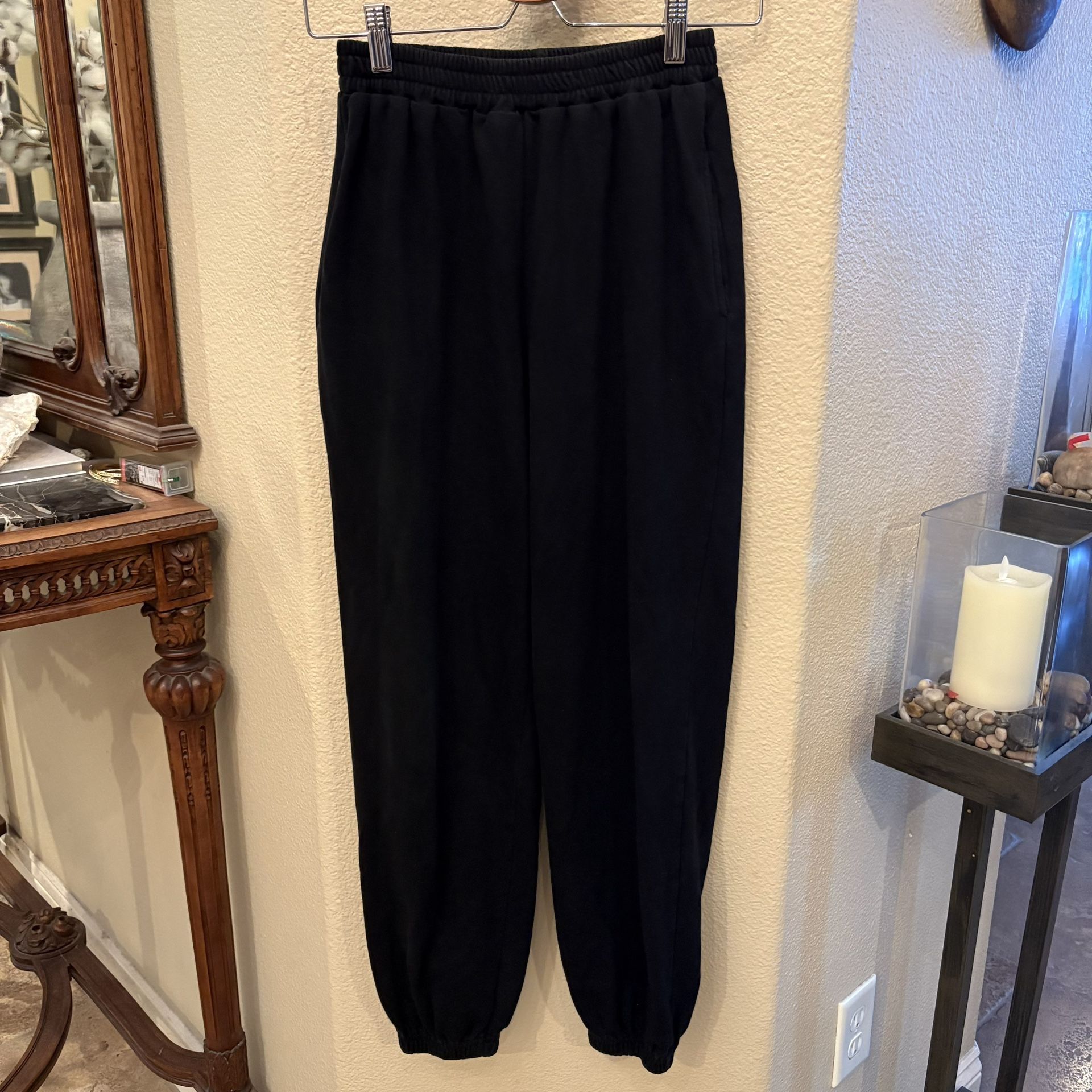 JACKS SURFBOARDS Black Jogger Sweatpants Size Small