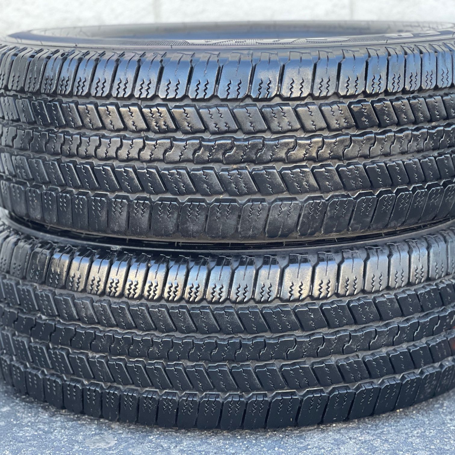 265/60/20 2pcs Goodyear wrangler take offs 90% thread $200 Valley wheels  and tires for Sale in Phoenix, AZ - OfferUp
