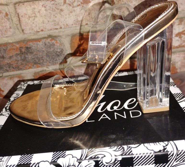 Shoe Land Rose Gold Heels