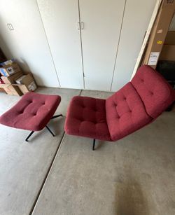 Ikea Havberg Chair and Ottomon