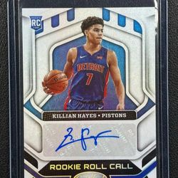 Very Nice Killian Hayes Rookie Card Auto In MINT CONDITION 
