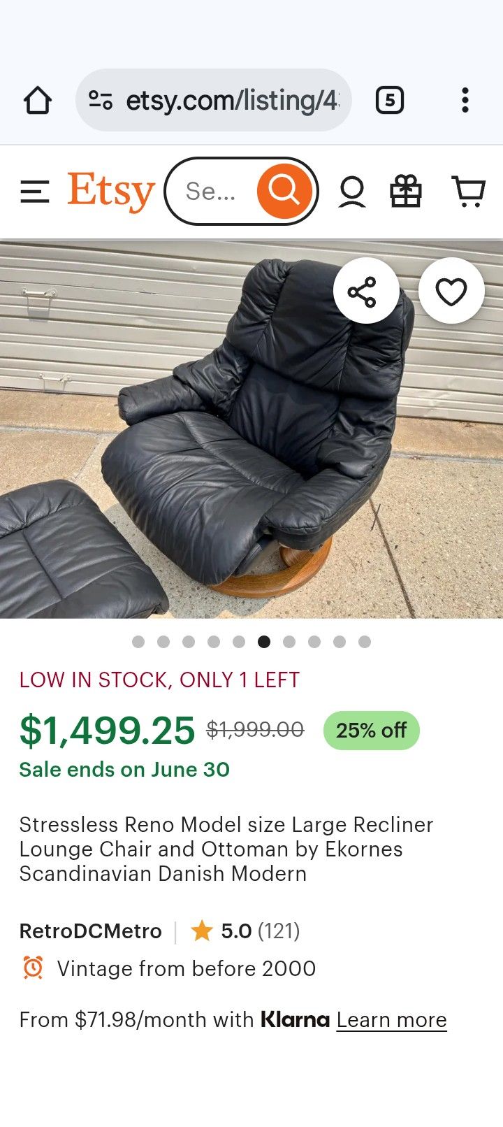 Leather Recliner Chair