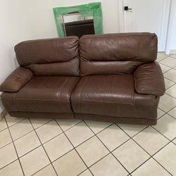 Leather Couch - Sofa