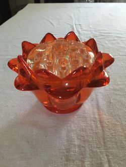 Antique collectible glasses Nucken. Diameter 4 inches height 3 inches 1/2