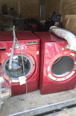 LG Front Load Washer and Dryer Set