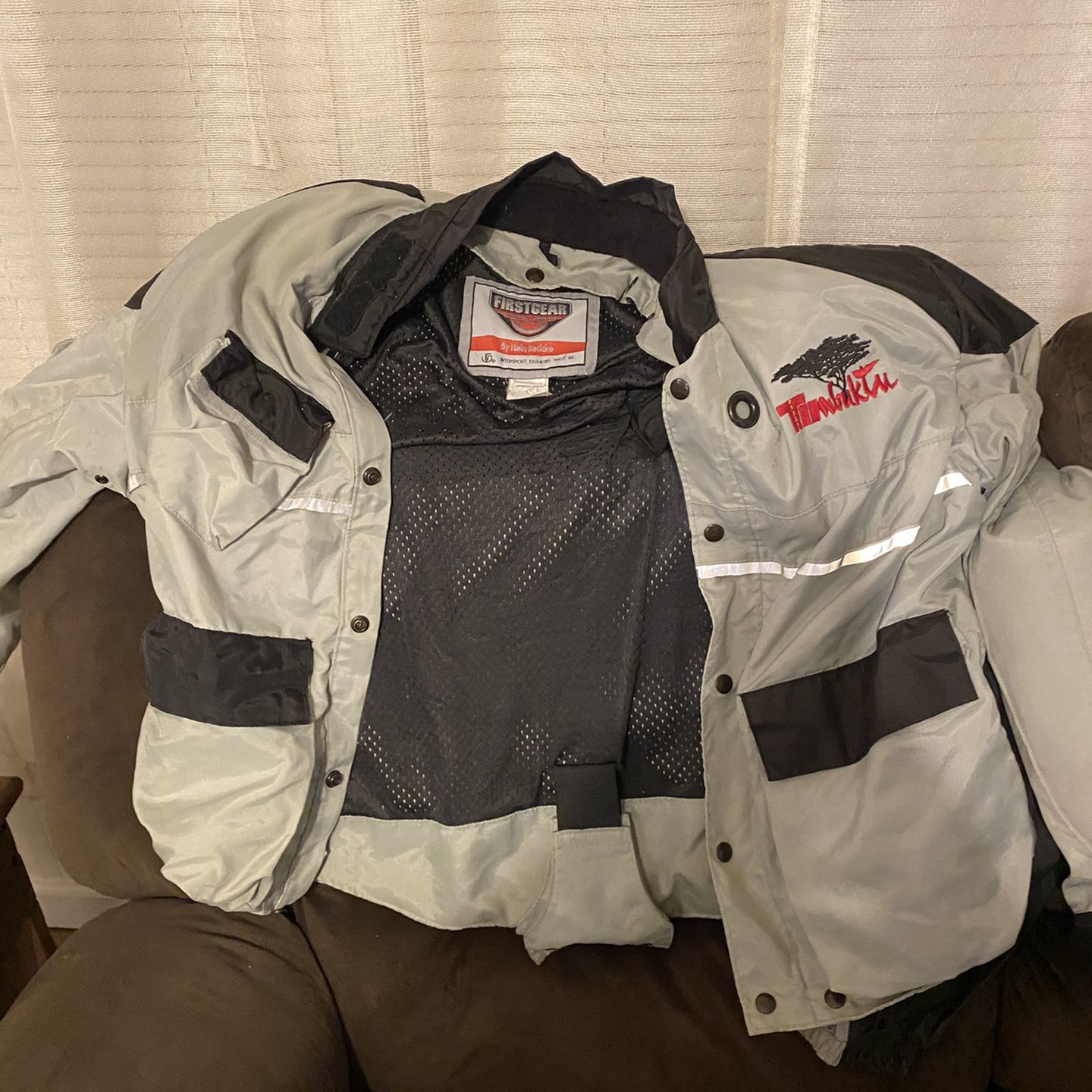 First Gear Motorcycle Jacket And Rain Suit
