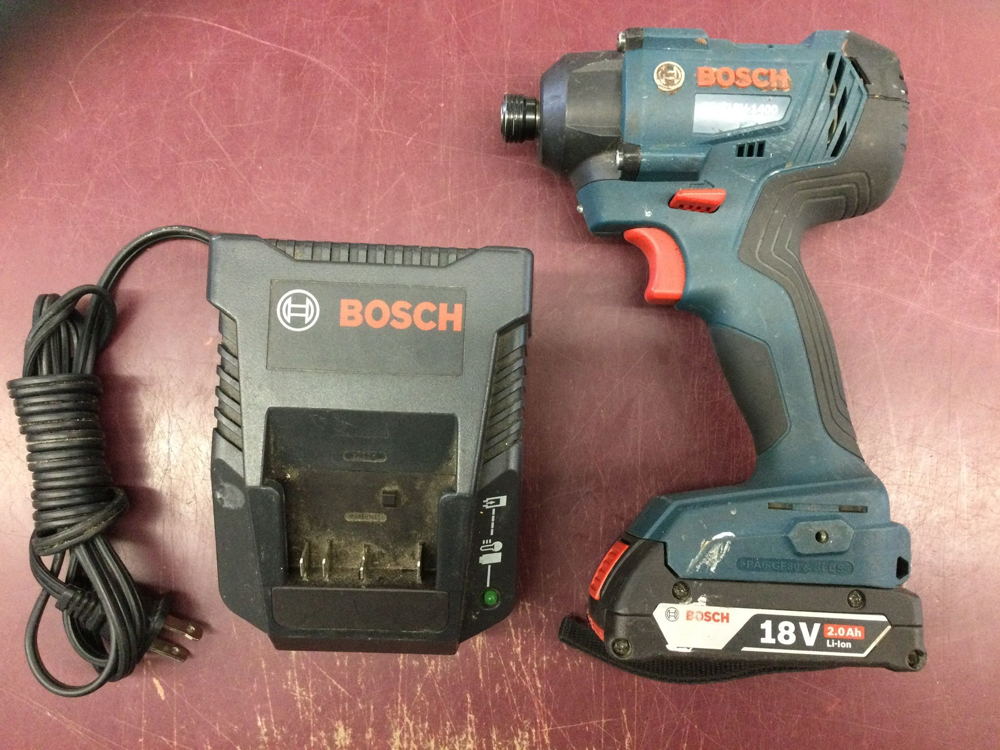 BOSCH 18V CORDLESS IMPACT DRIVER KIT LITHIUM 18 VOLT