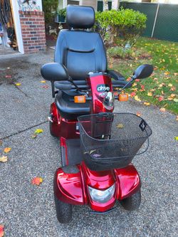 Drive Medical Electric Mobility Scooter Red