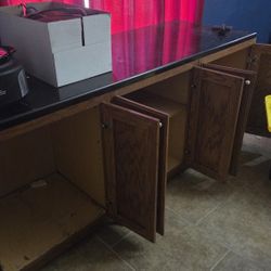 Free Garage Cabinets With Granite Top