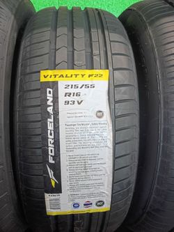 SET DE LLANTAS NUEVAS FORCELAND 215 55 16
