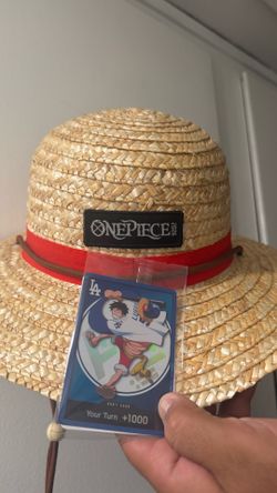 Dodger Luffy One Piece Card & Hat
