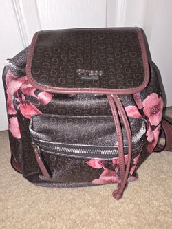GUESS floral backpack