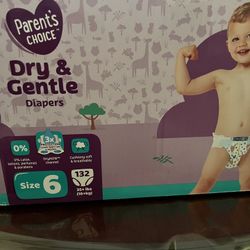 Parents Choice Size 6 132 Pz 