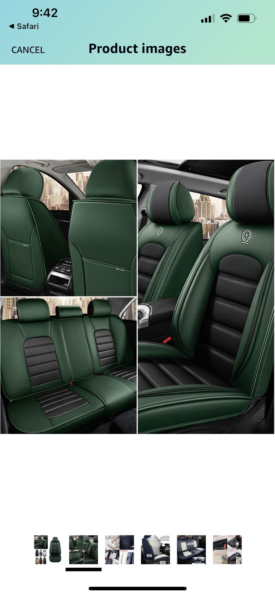 Ice Leather car seat covers