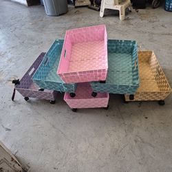 6 Storage Baskets. 6 For $10