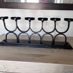 Wrought Iron Candle Holder 