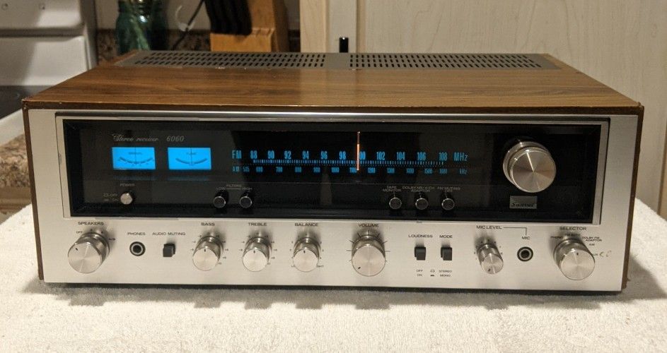 Vintage Sansui 6060 Stereo Receiver 